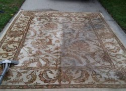 Before & After Area Rug Cleaning